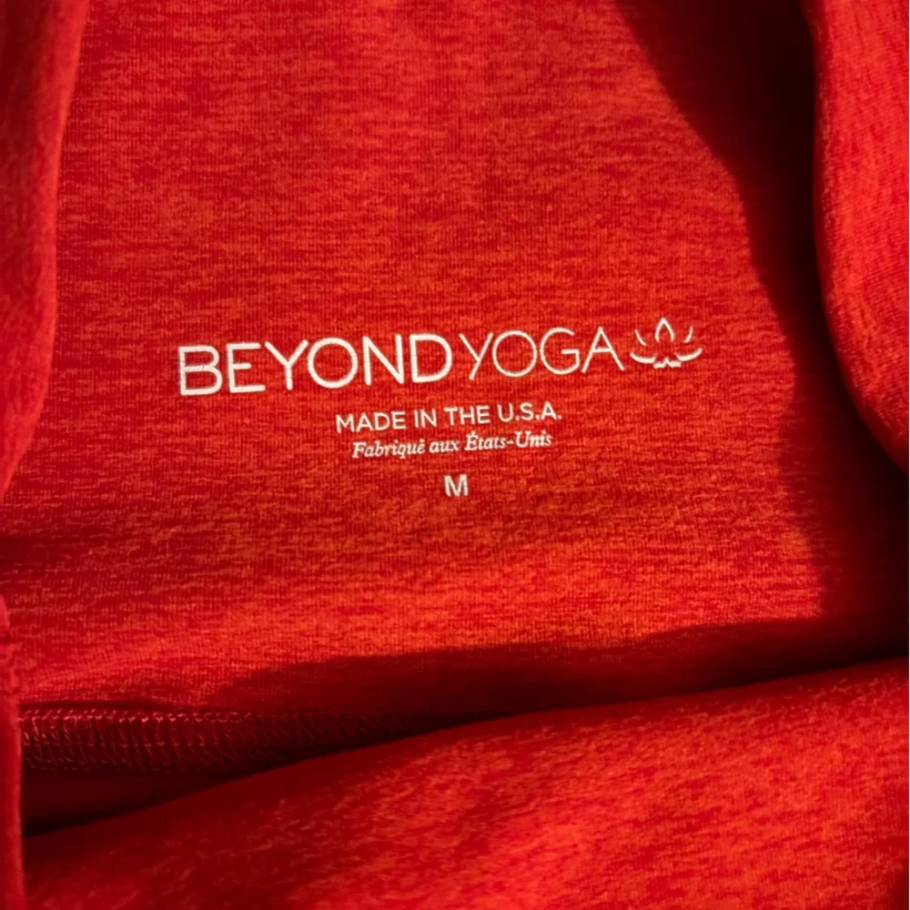 Beyond Yoga High-Waisted Red Shorts - Picture 3 of 3